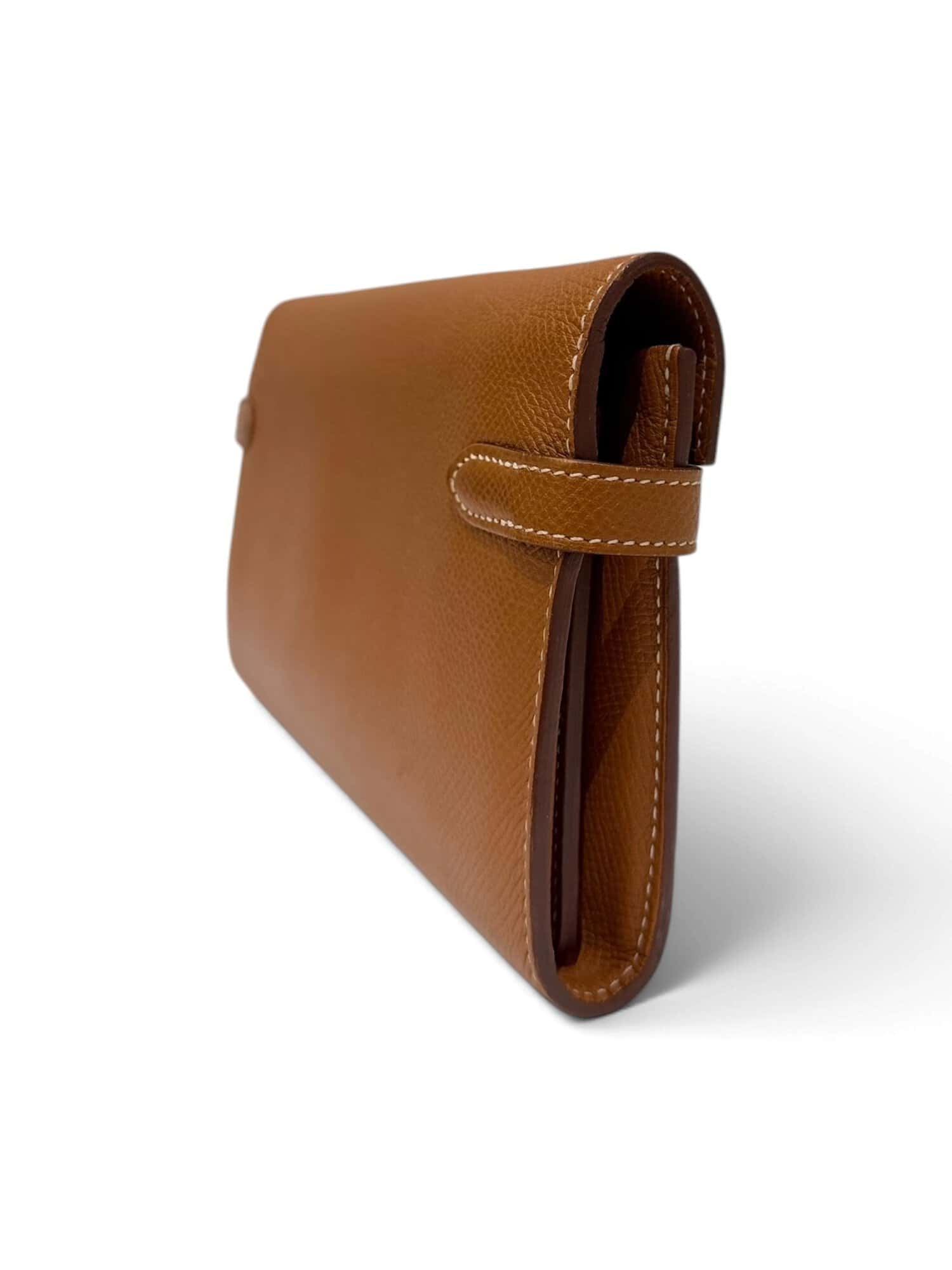 Hermès Gold Kelly Epsom Leather Wallet - Image 5
