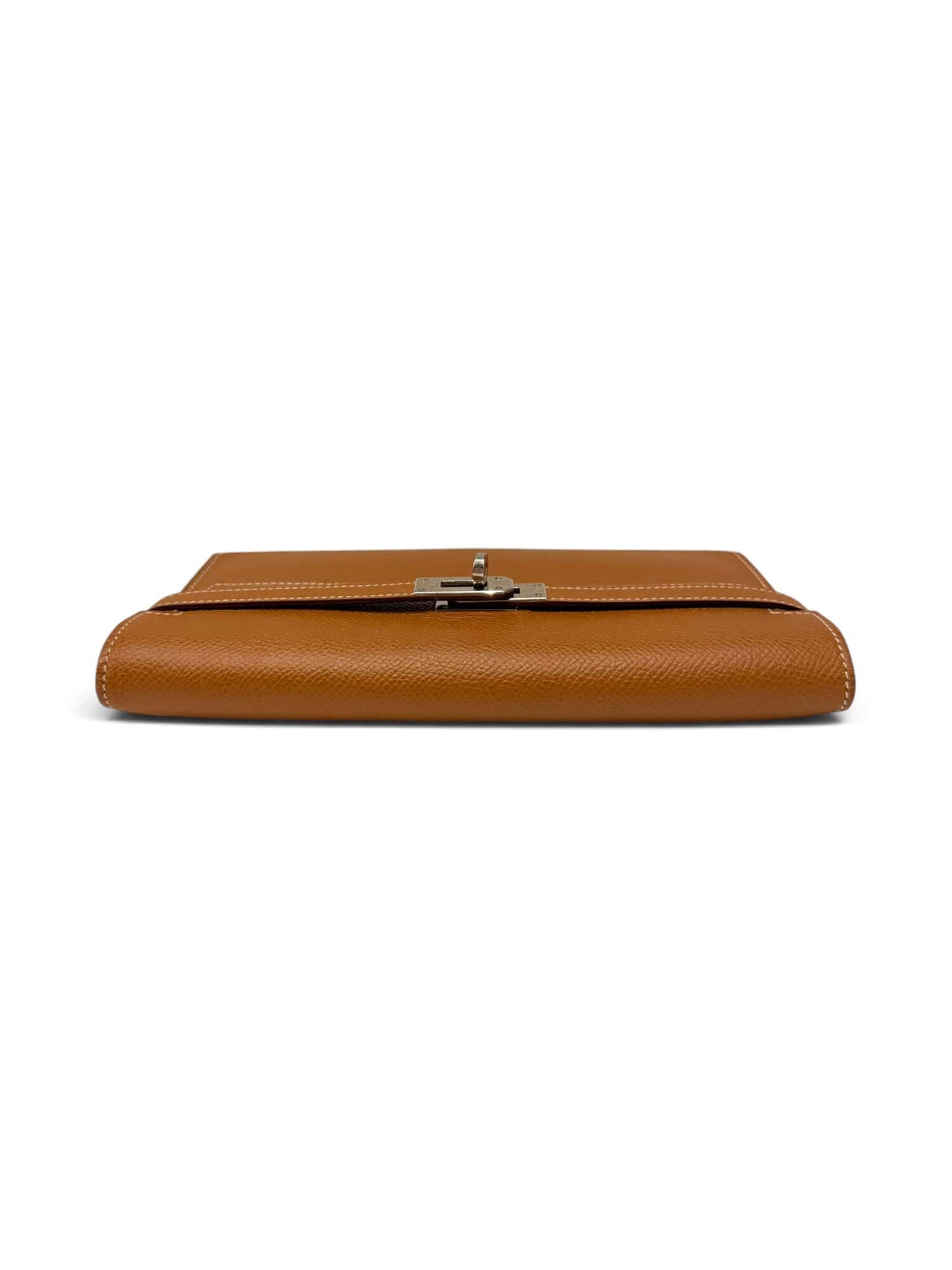 Hermès Gold Kelly Epsom Leather Wallet - Image 6