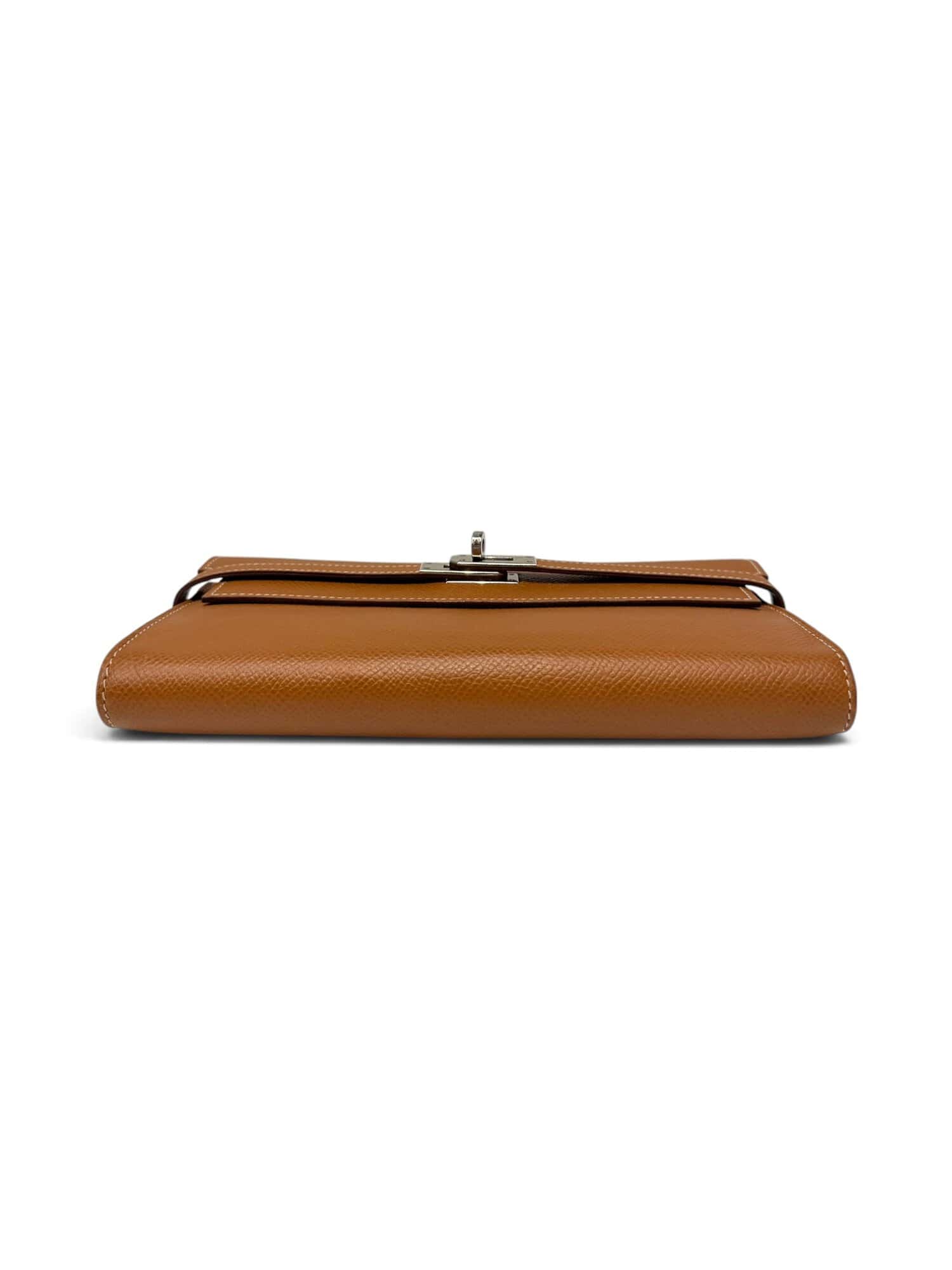 Hermès Gold Kelly Epsom Leather Wallet - Image 7