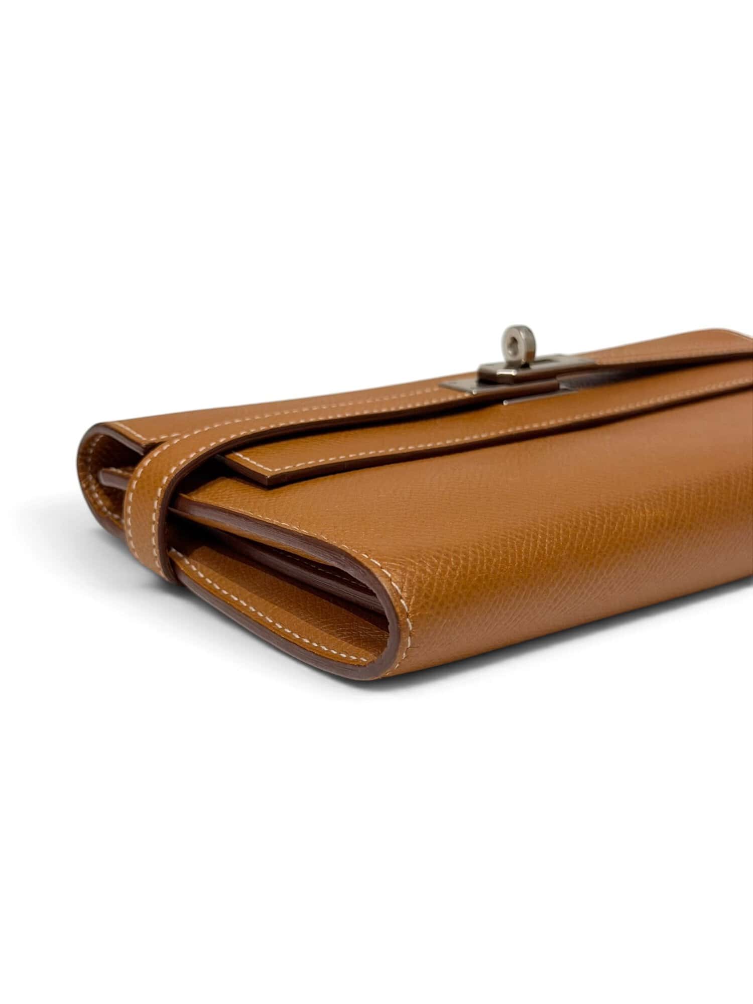 Hermès Gold Kelly Epsom Leather Wallet - Image 8