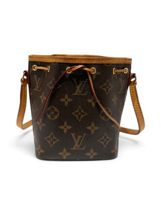 Louis Vuitton Brown Nano Noé Monogram Canvas Crossbody Bag