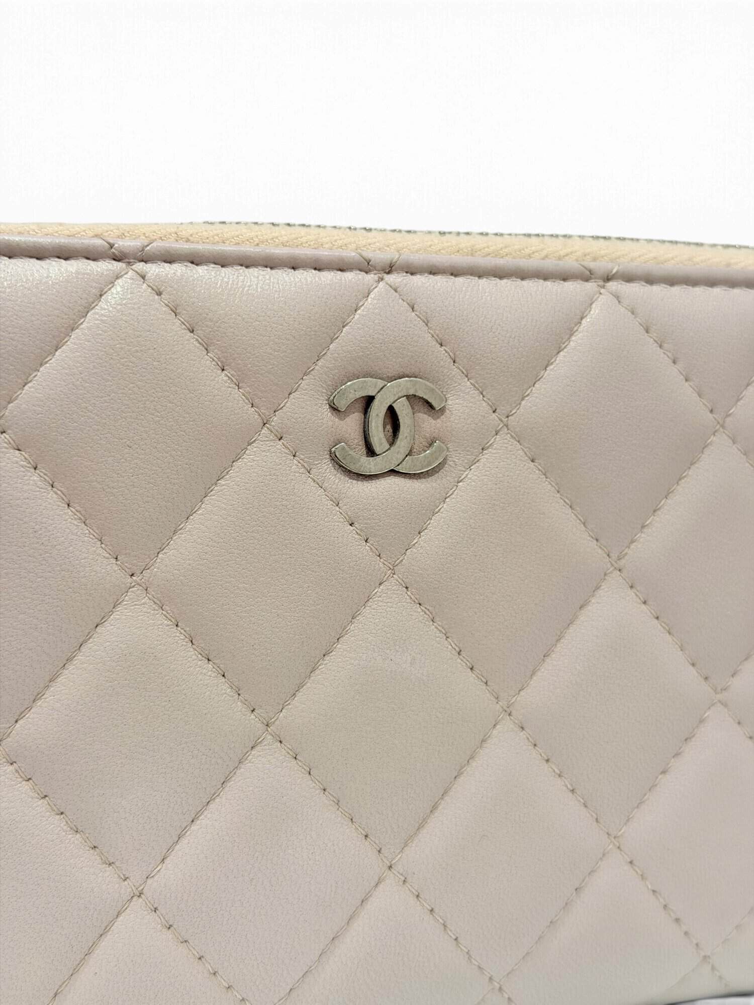 Chanel Light Purple Timeless Classic Zip-Around Leather Wallet - Image 10