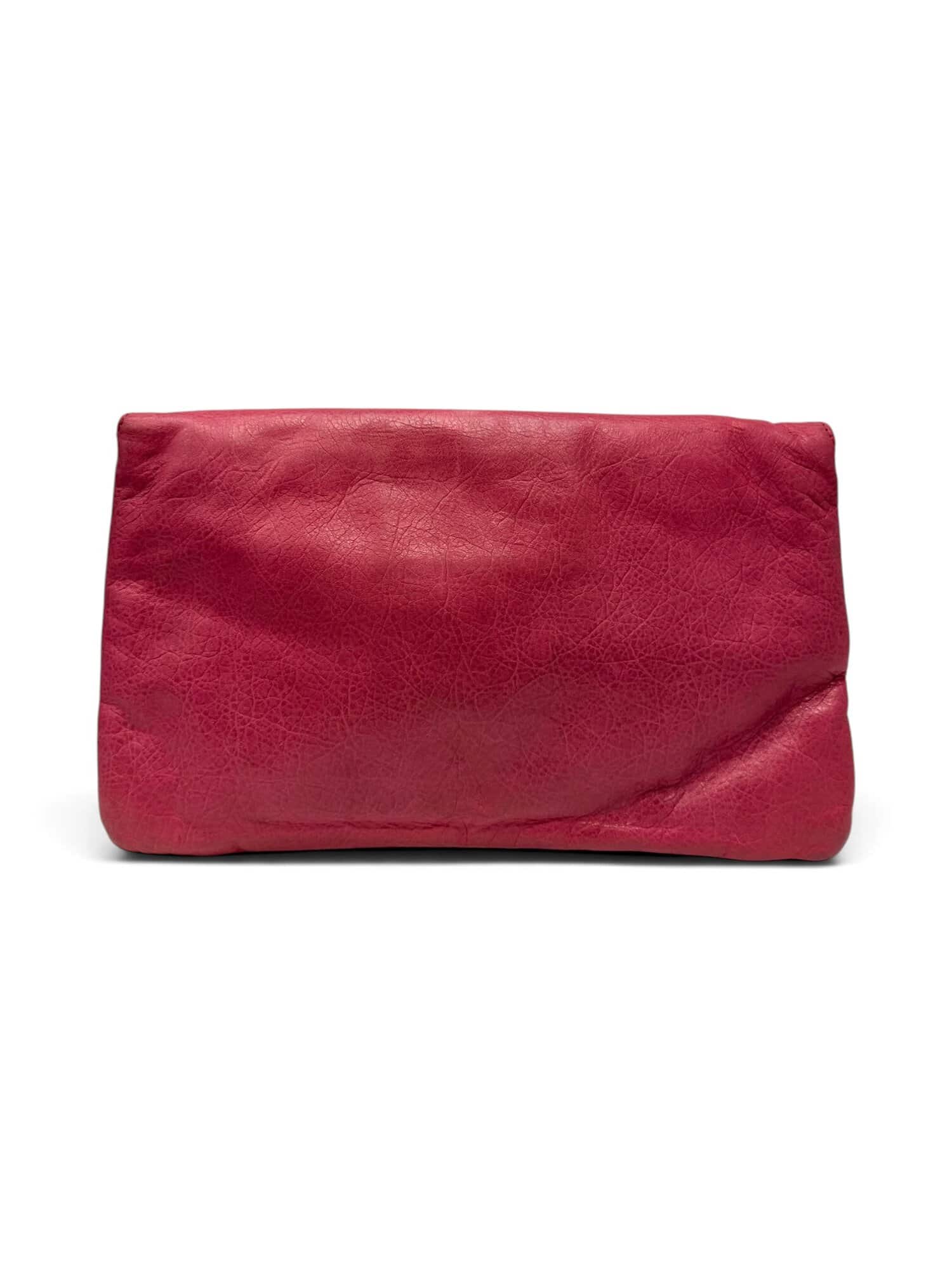 Balenciaga Pink City Leather Clutch - Image 4