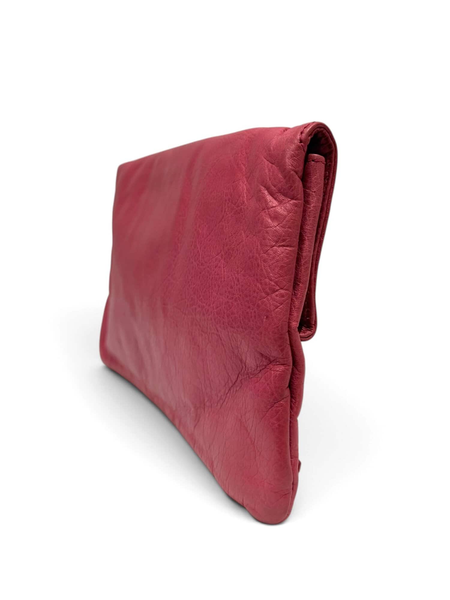 Balenciaga Pink City Leather Clutch - Image 5