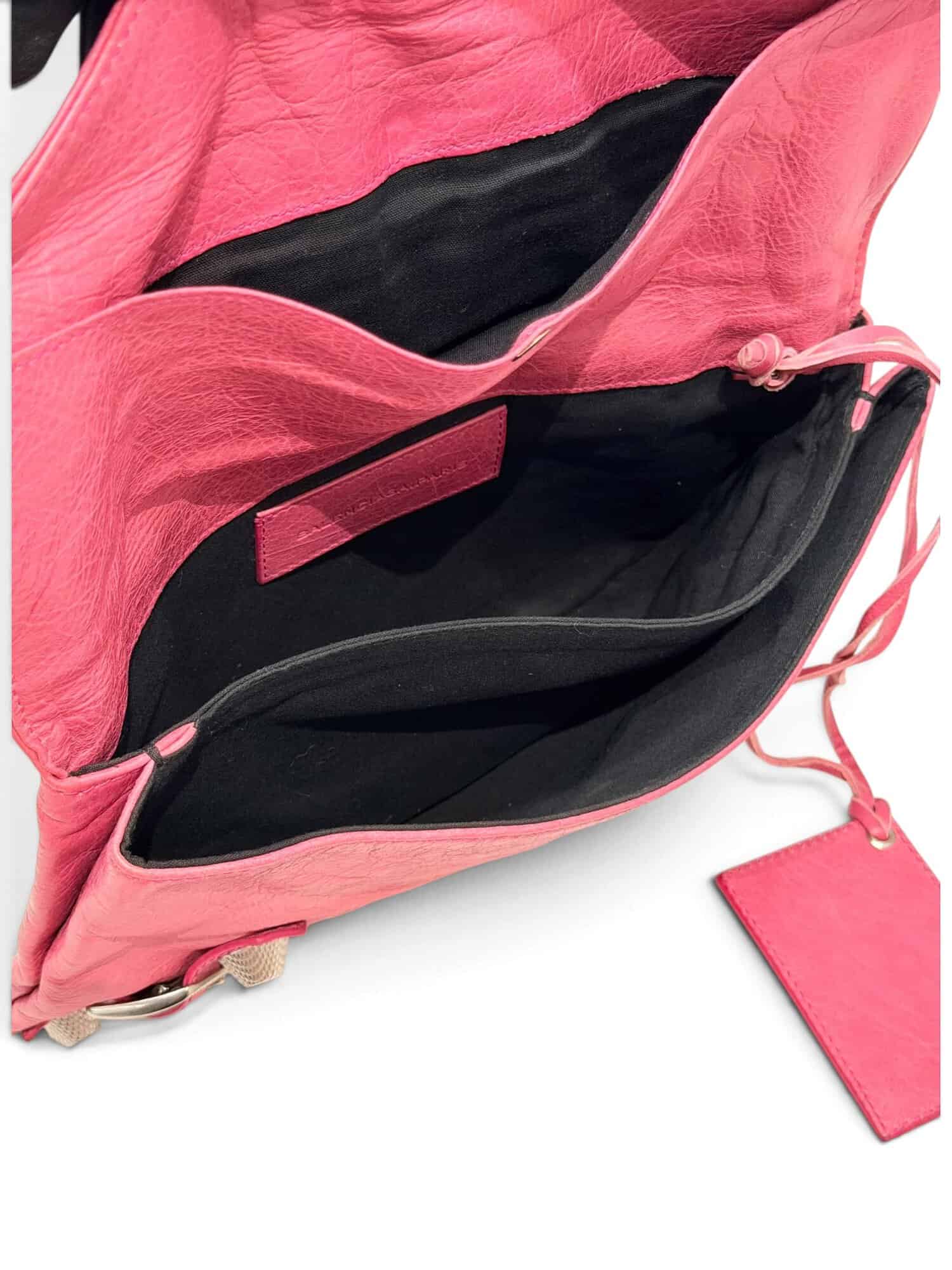 Balenciaga Pink City Leather Clutch - Image 13