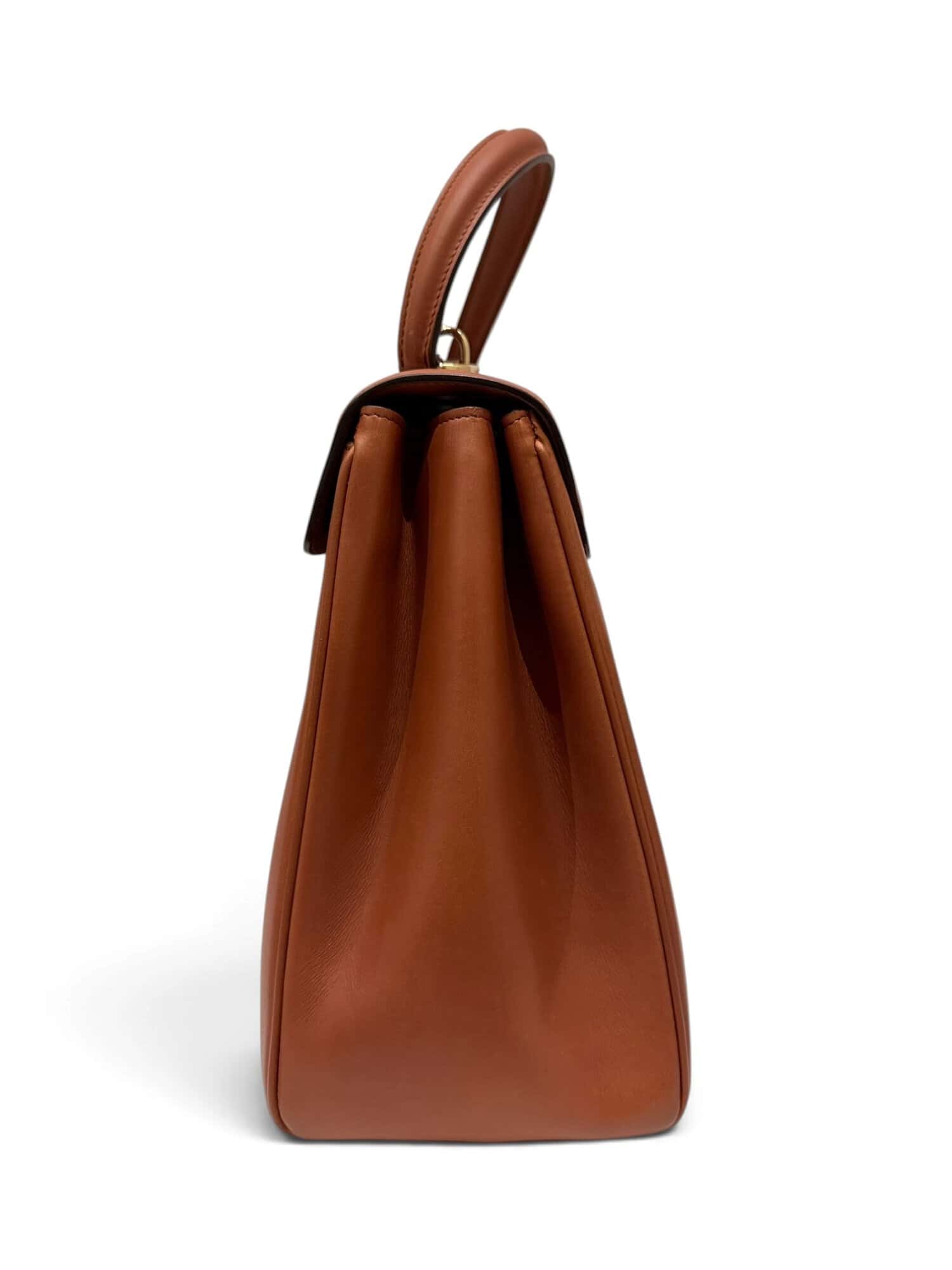 Celine Brown 16 Leather Handbag - Image 3