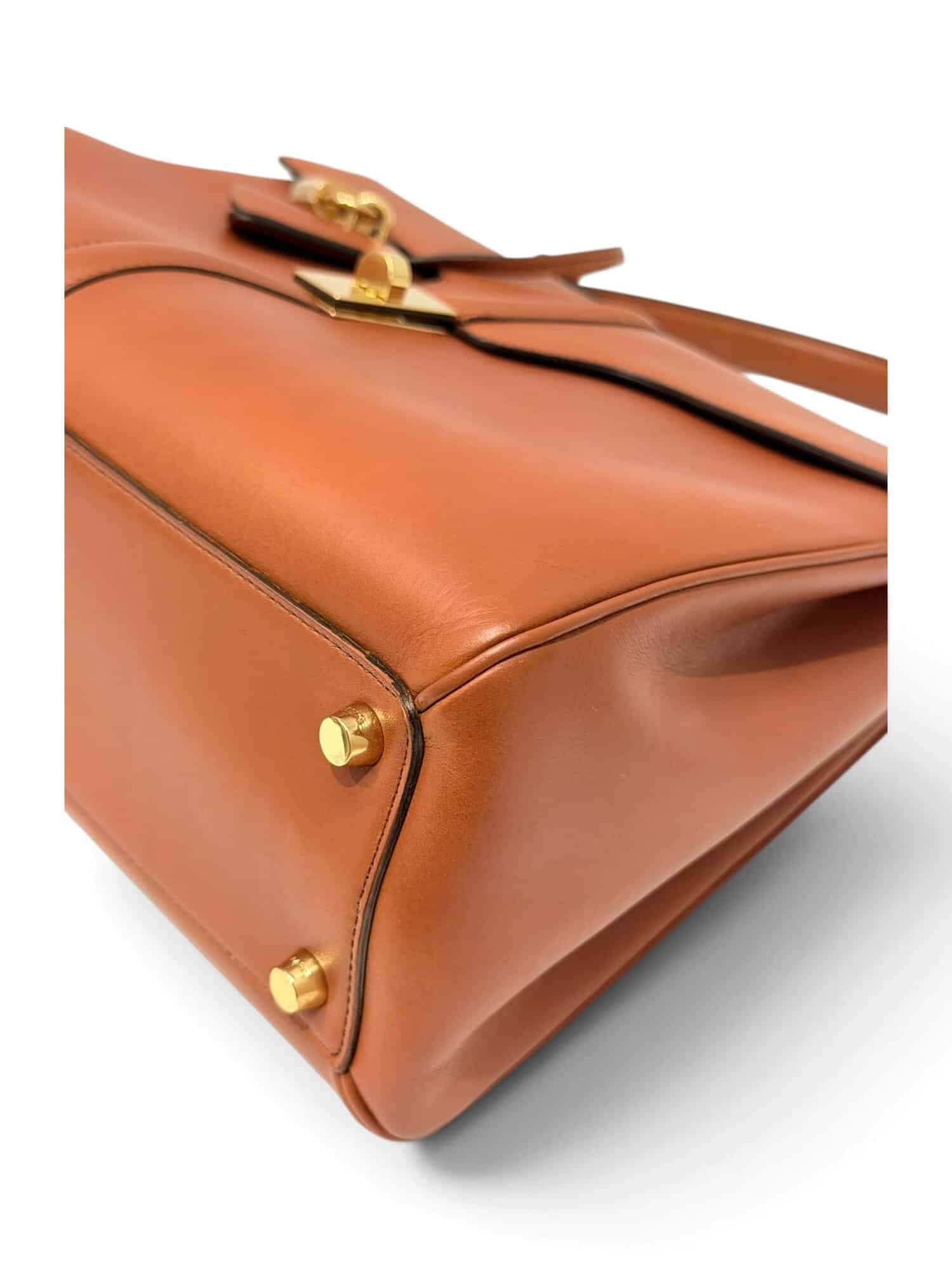 Celine Brown 16 Leather Handbag - Image 10