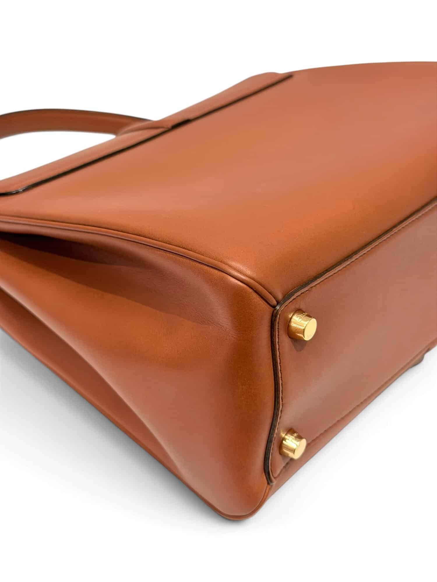 Celine Brown 16 Leather Handbag - Image 11