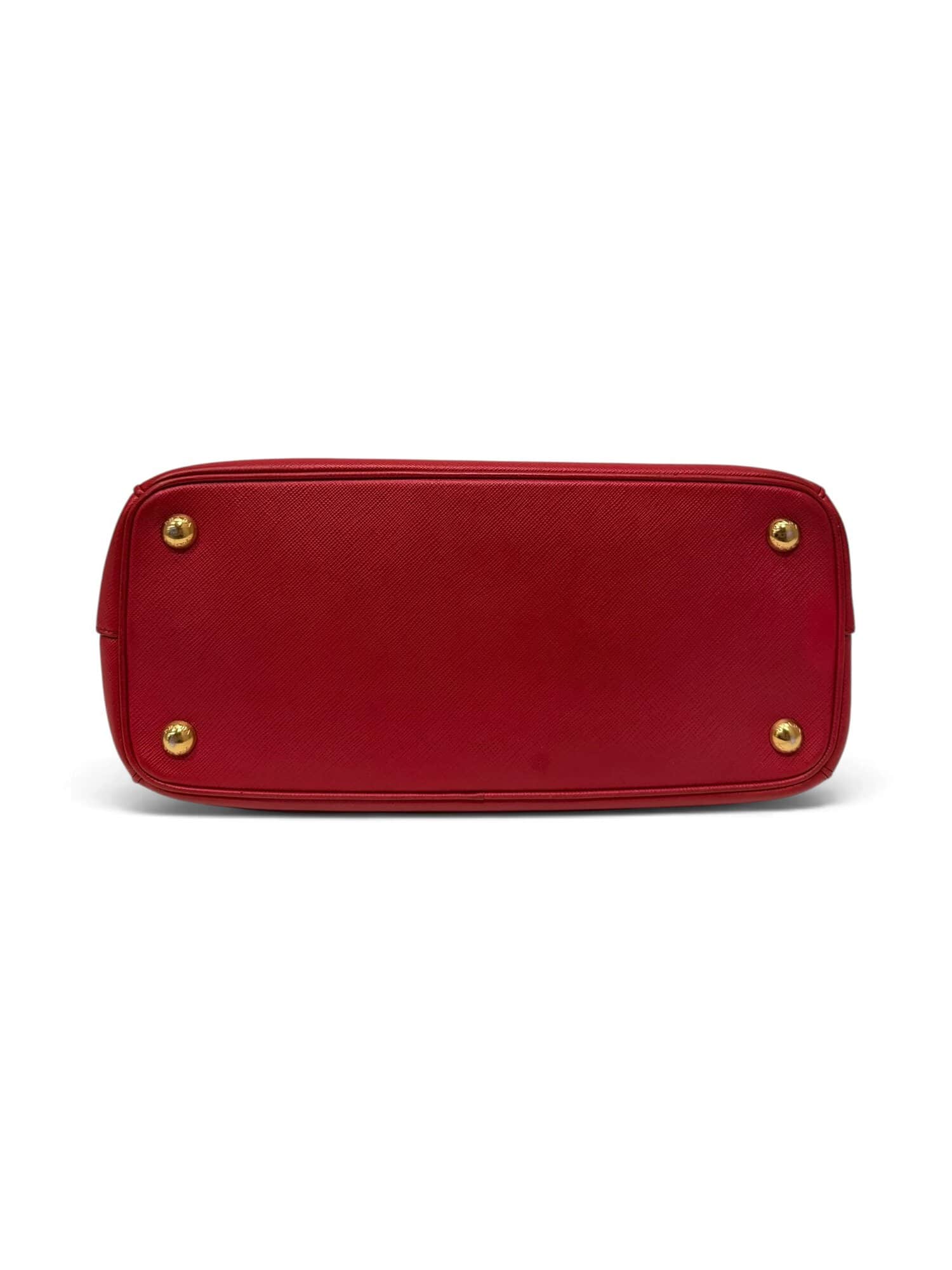 Prada Red Galleria Saffiano Leather Handbag - Image 9