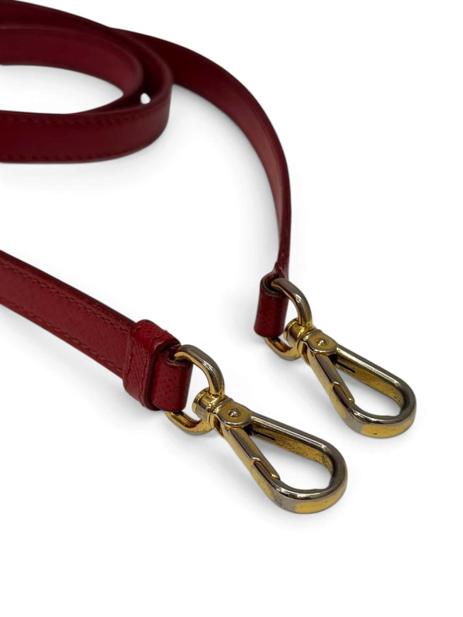 Prada Red Galleria Saffiano Leather Handbag - Image 19