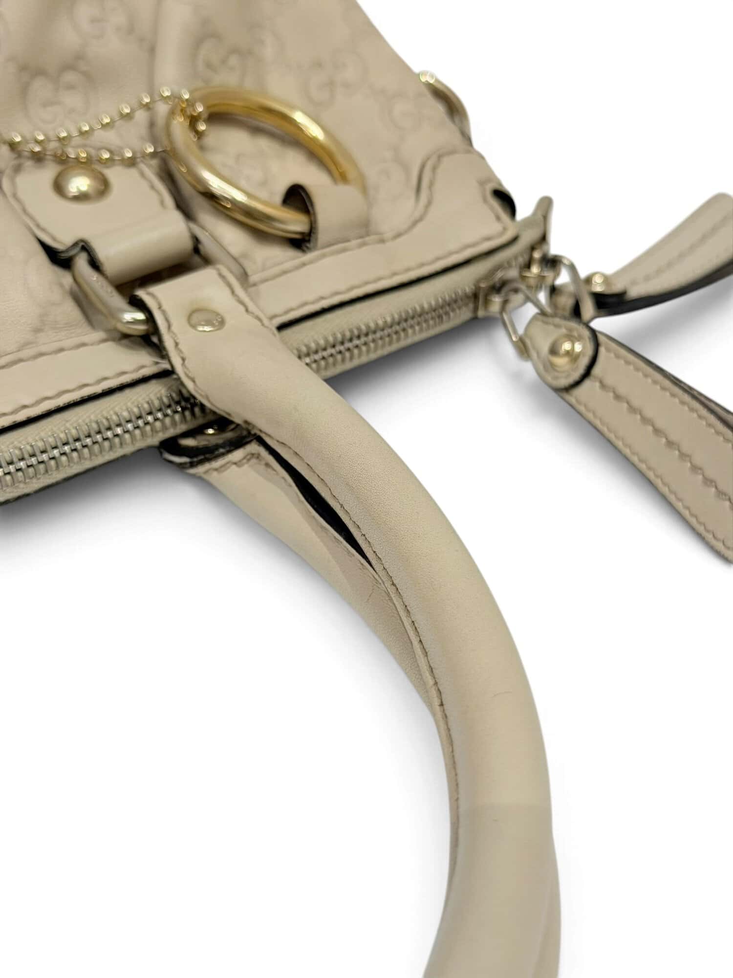 Gucci Beige Sukey Leather Handbag - Image 7