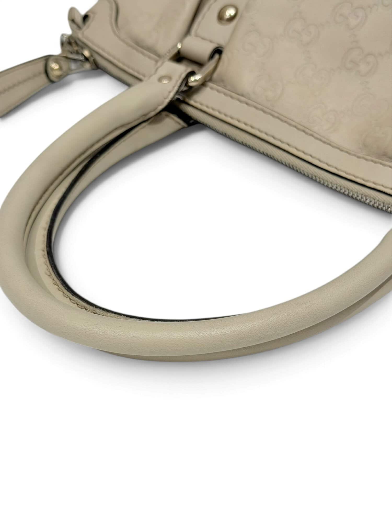 Gucci Beige Sukey Leather Handbag - Image 8