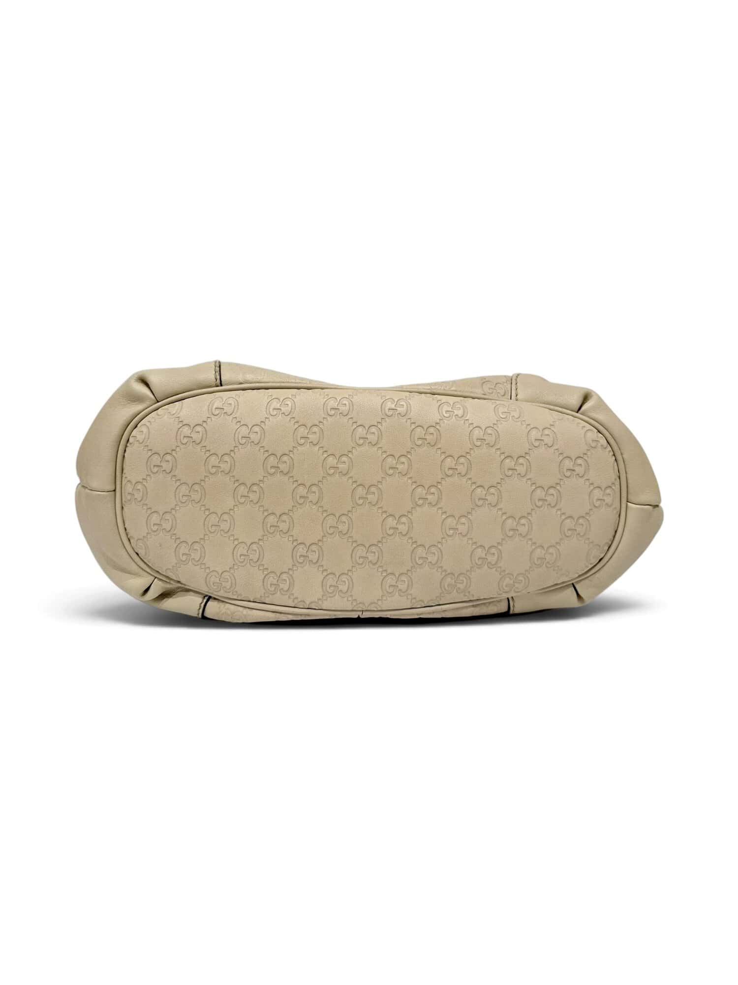 Gucci Beige Sukey Leather Handbag - Image 9