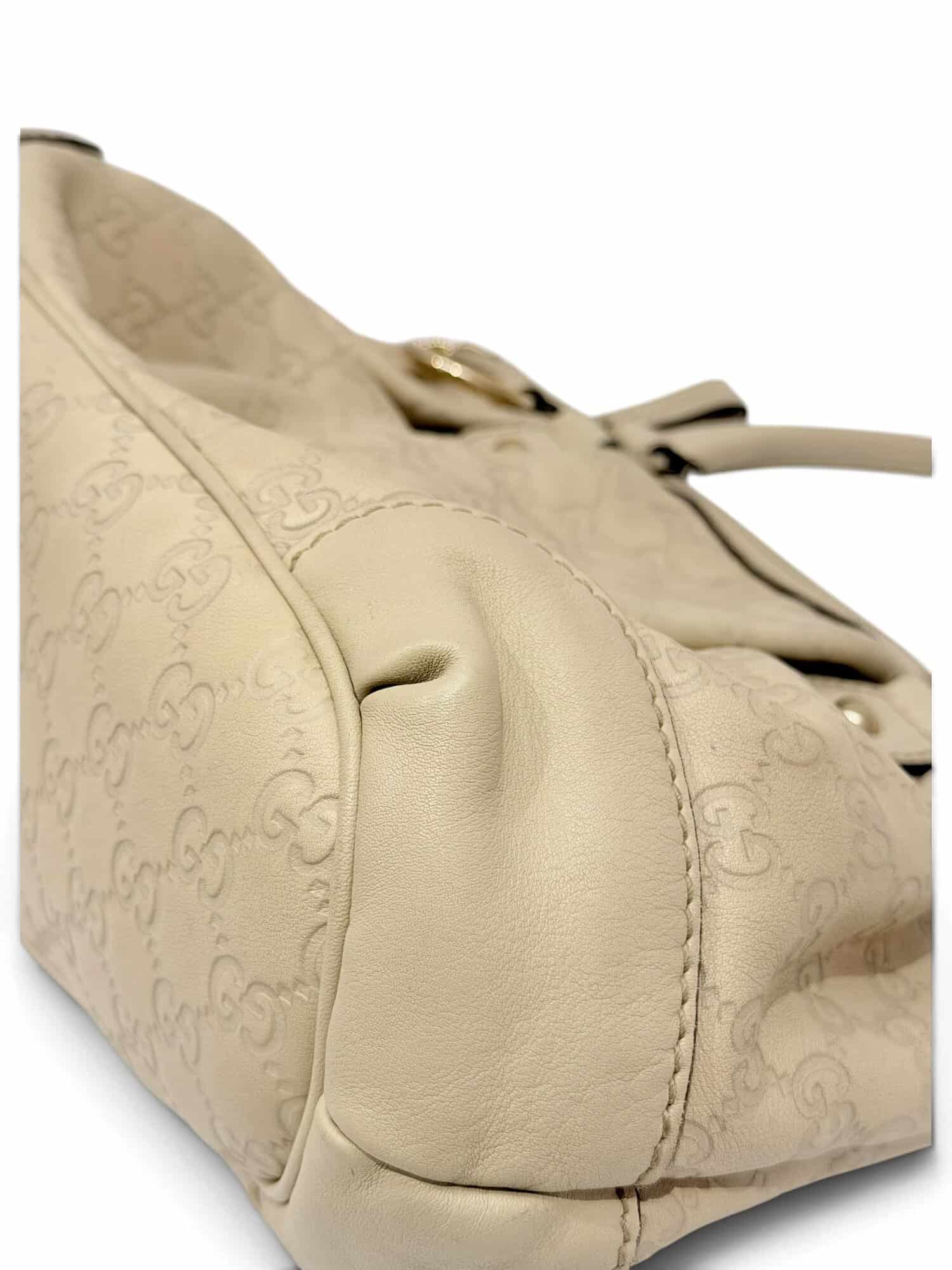 Gucci Beige Sukey Leather Handbag - Image 11
