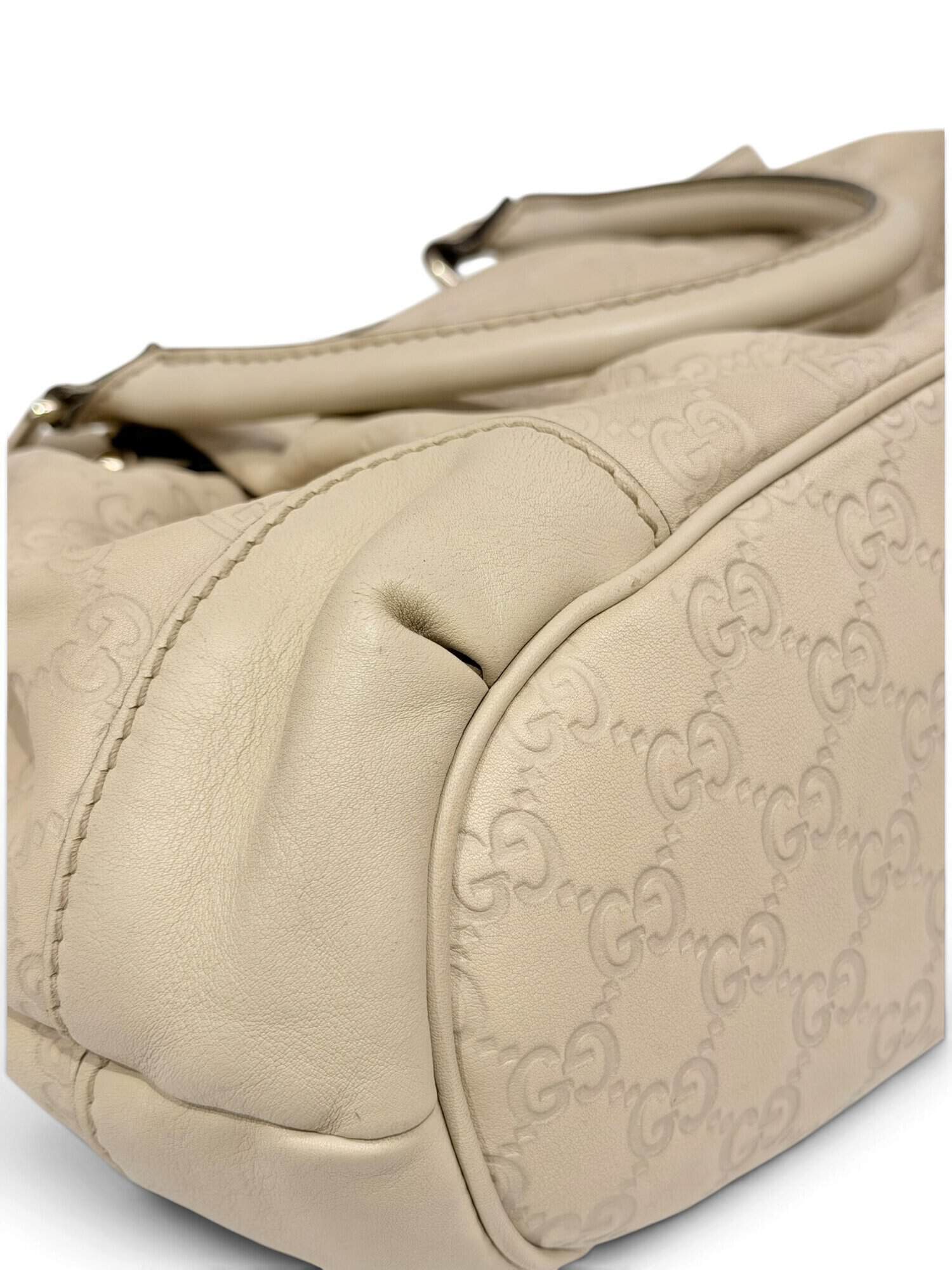 Gucci Beige Sukey Leather Handbag - Image 12