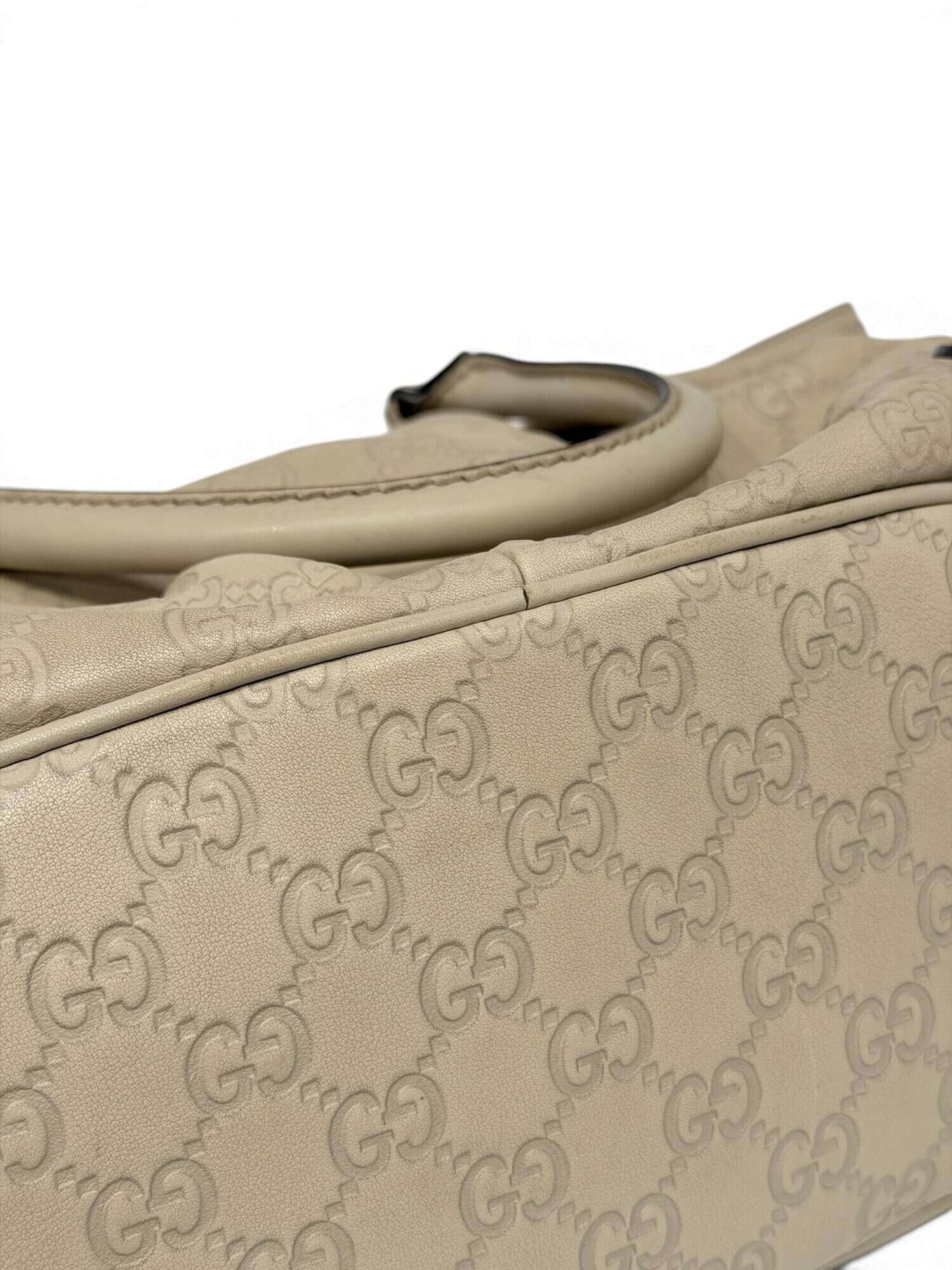 Gucci Beige Sukey Leather Handbag - Image 13
