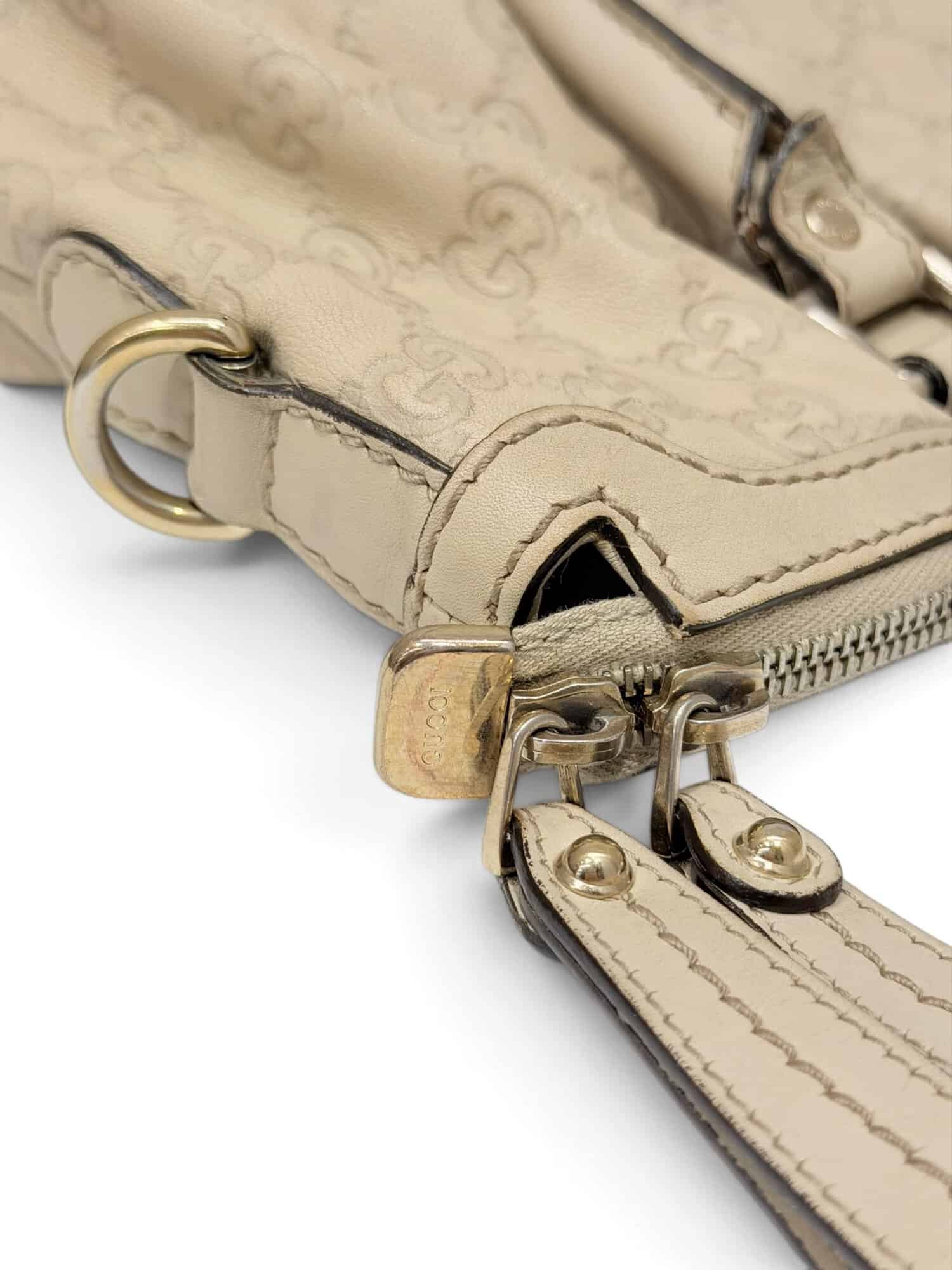 Gucci Beige Sukey Leather Handbag - Image 15
