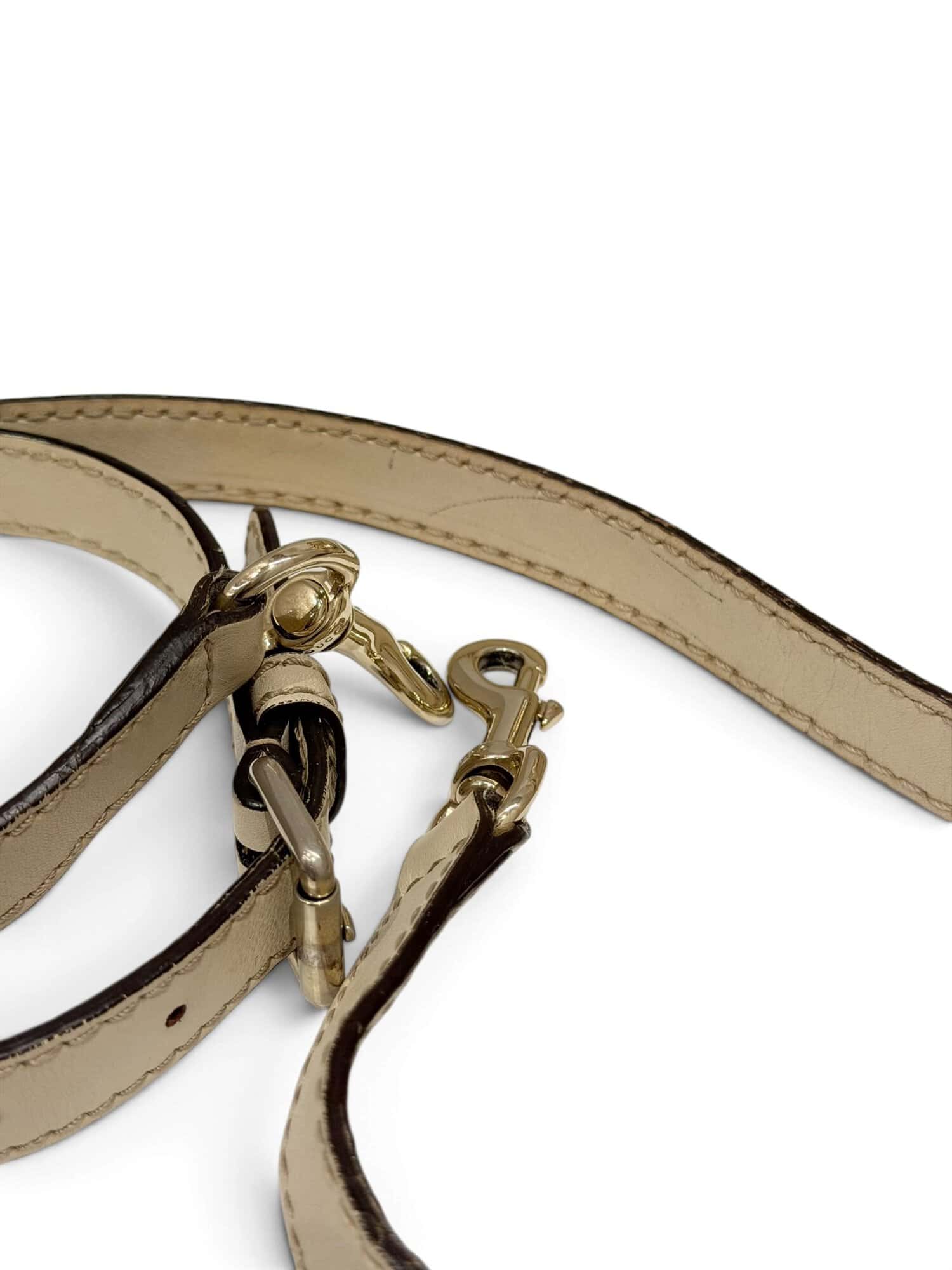 Gucci Beige Sukey Leather Handbag - Image 19