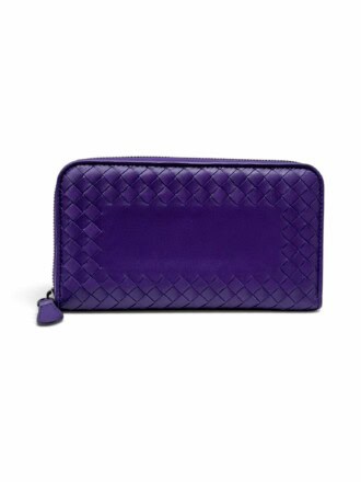 Bottega Veneta Nappa Intrecciato Zip Around Wallet