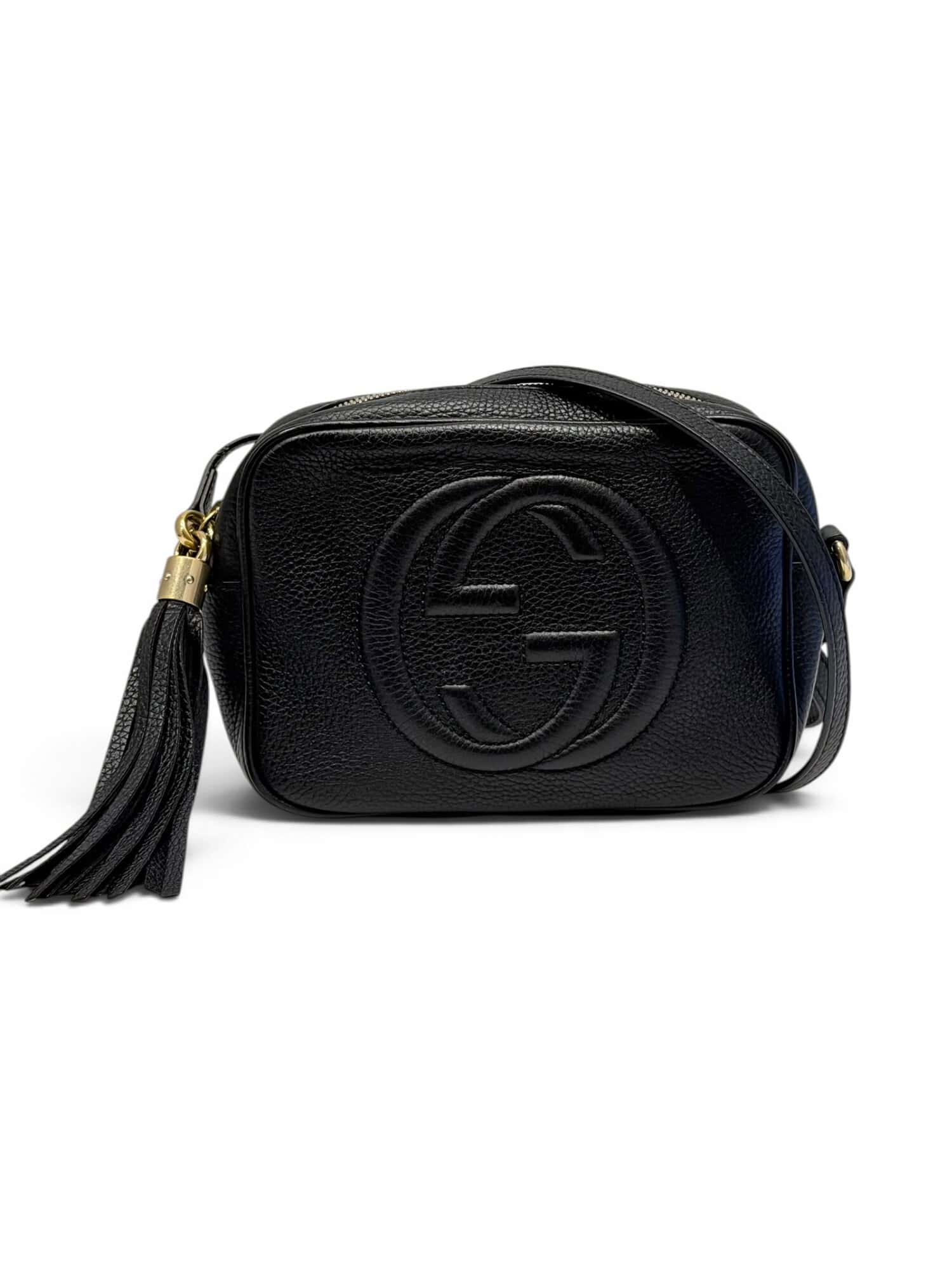 Gucci Black Soho Disco Leather Camera Bag